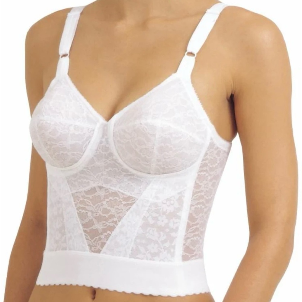 RAGO Longline Wireless Expandable Cup Bra Retro Vintage Madmen